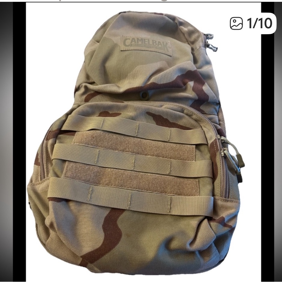 Camelbak Max Gear Mule Hydration Cordura Backpack Milit Desert 2ltr
